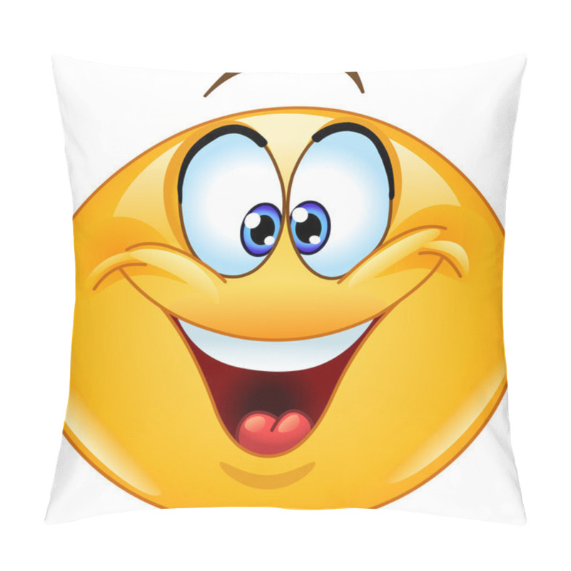 Personality  Crossed Eyes Emoticon Pillow Covers