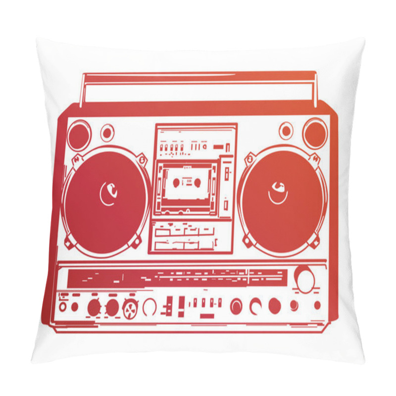 Personality  Boombox Pillow Covers