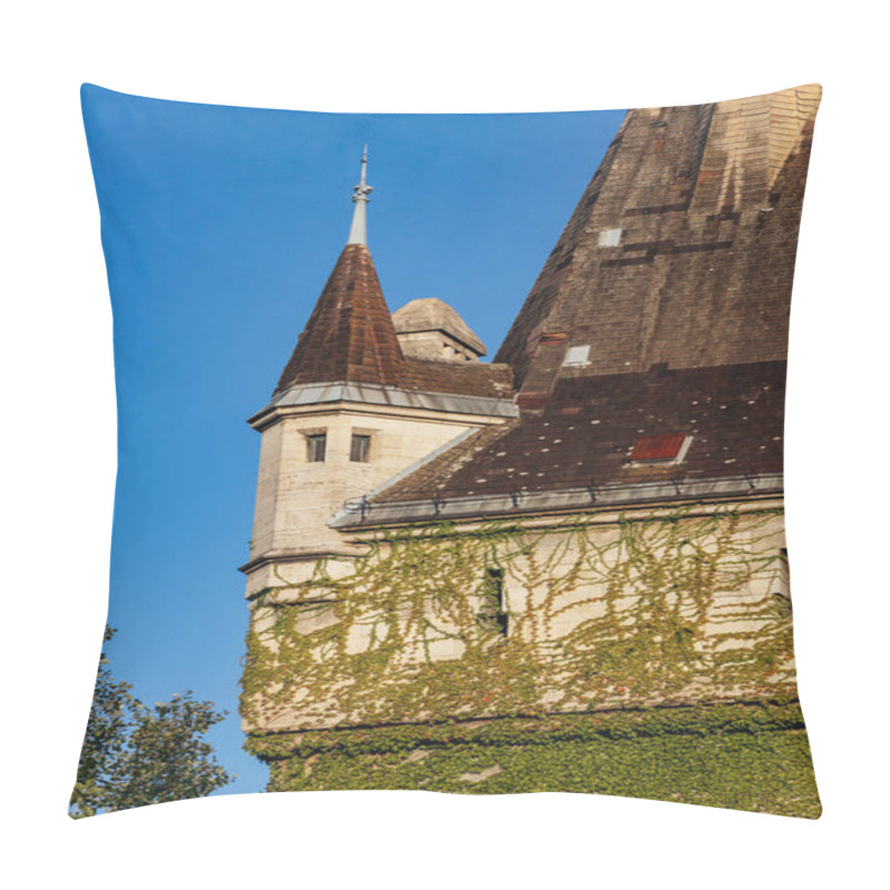 Personality  Vajdahunyad Castle, One Of The Romantic Castles In Budapest, Hungary, Located In The City Park Pillow Covers