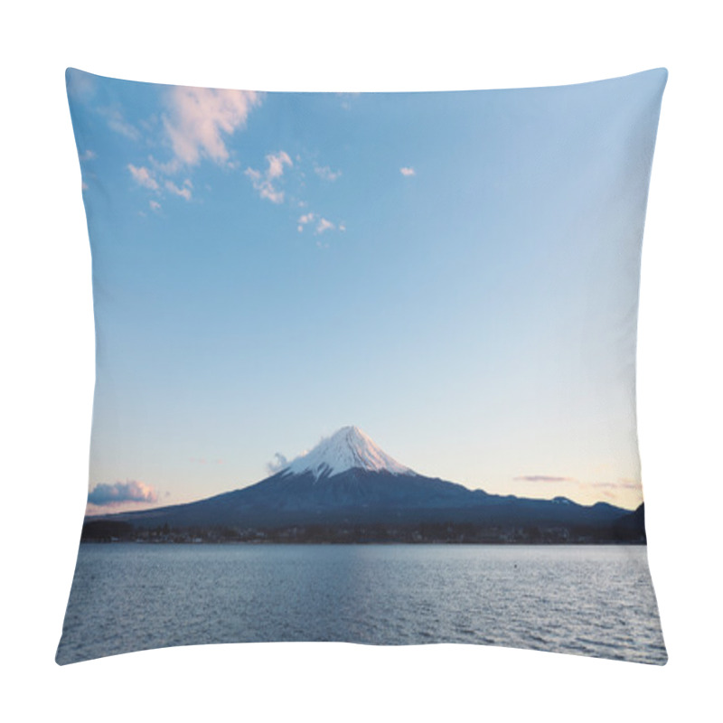 Personality  Mt Fuji At Dusk Pillow Covers