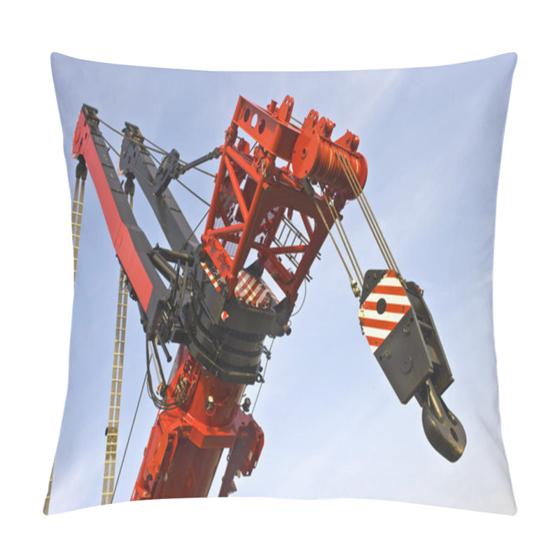 Personality  Detail Of The Worlds Largest Mobile Crane Pillow Covers