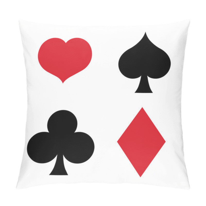 Personality  Playing Cards Suits Signs Pillow Covers