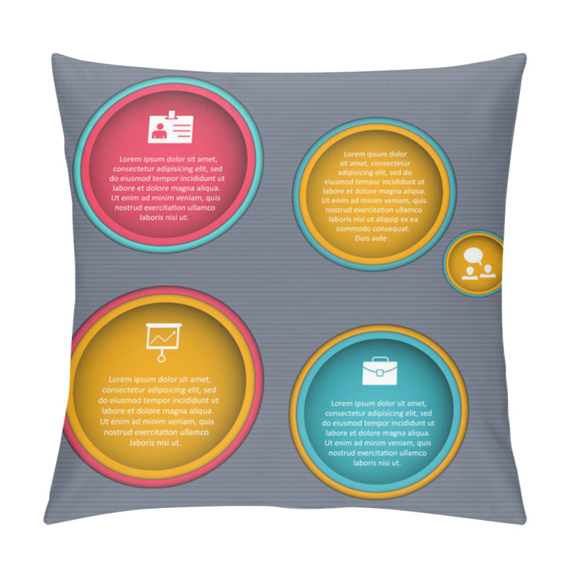 Personality  Vector Glossy Banners Vector Illustration  Pillow Covers