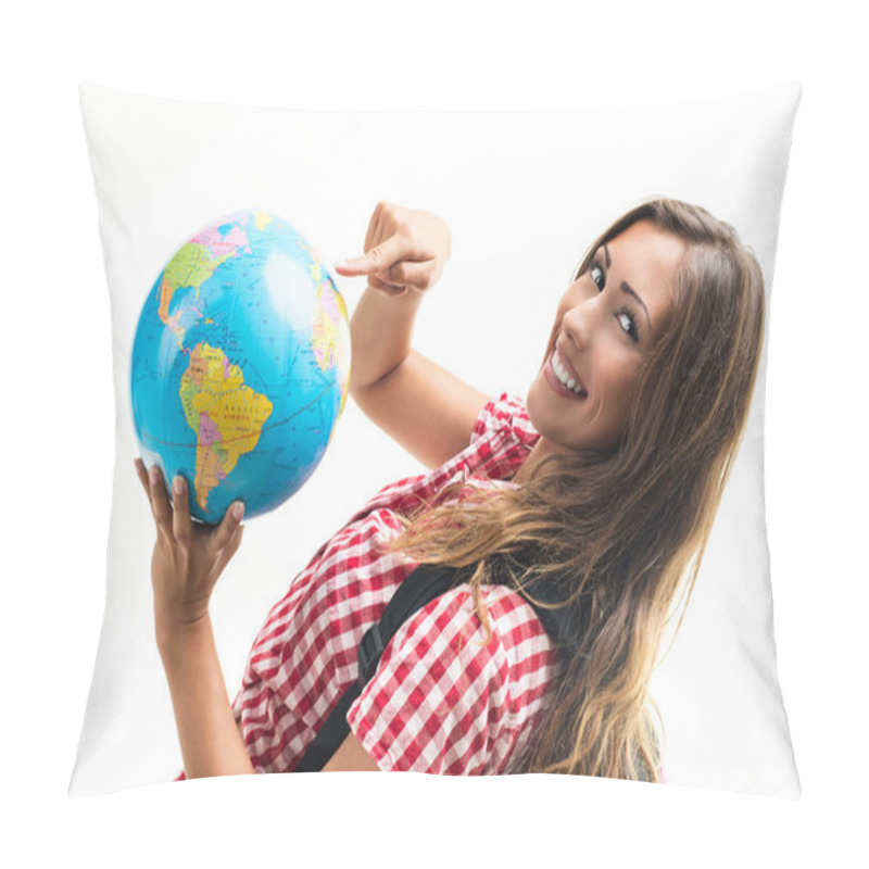 Personality  Explore World Pillow Covers