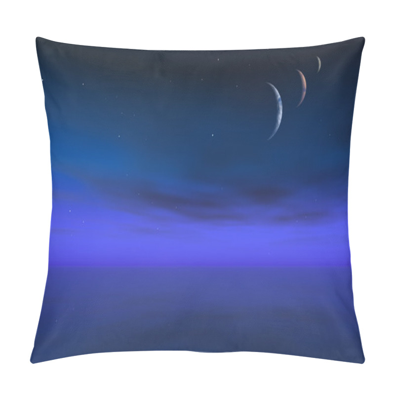 Personality  Three Moons Pillow Covers