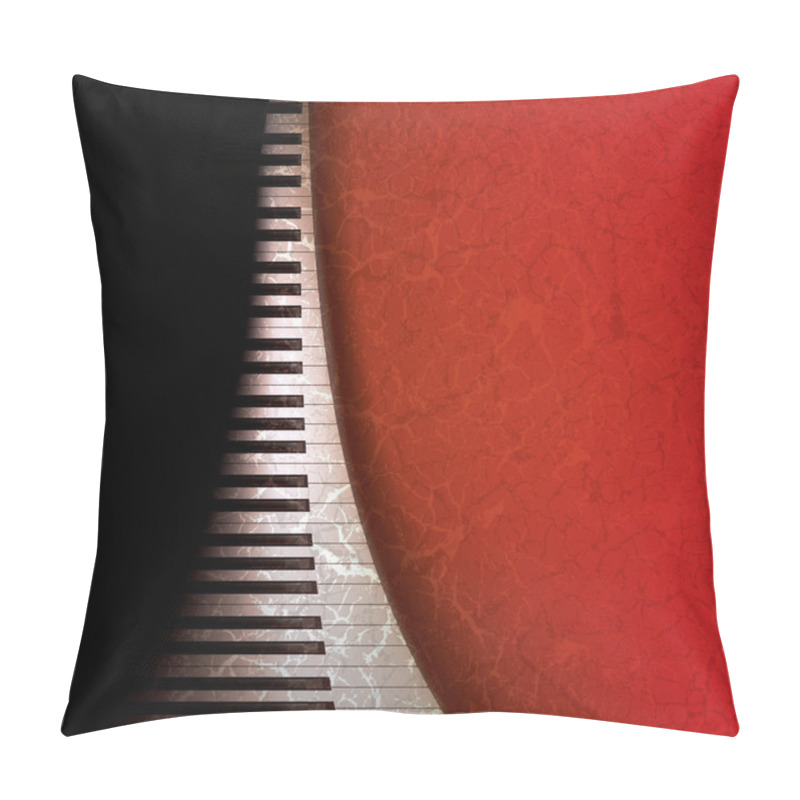 Personality  Abstract Grunge Music Background Pillow Covers