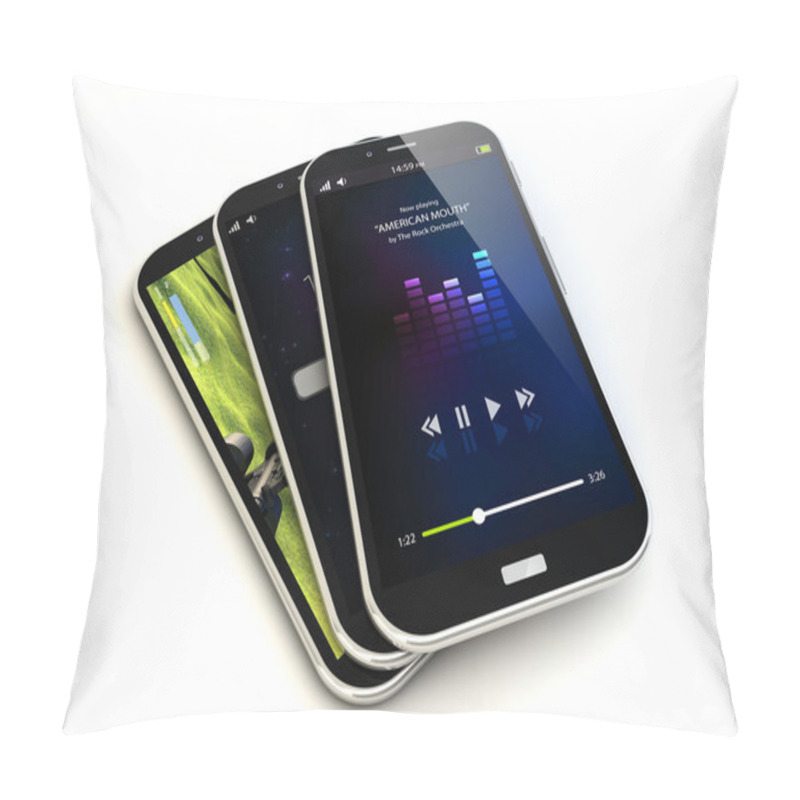 Personality  Three Smartphones  Pillow Covers