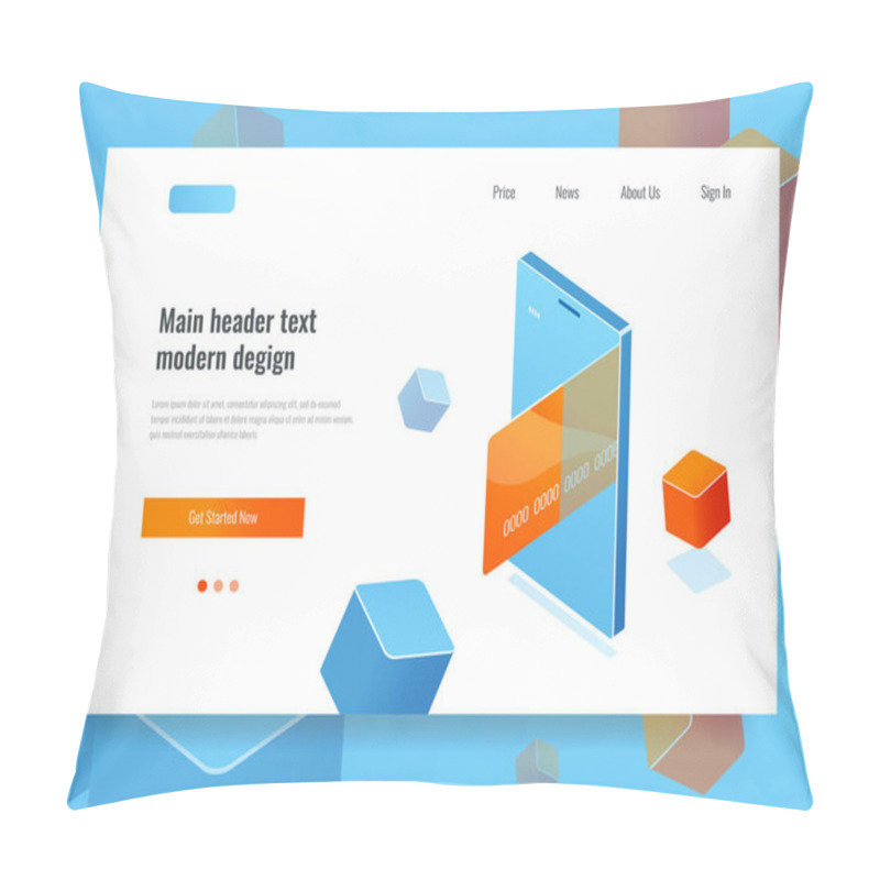 Personality  Software Development, Programming, Laptop With Code And Screen, Program Refactor Isometric Vector Illustration Pillow Covers