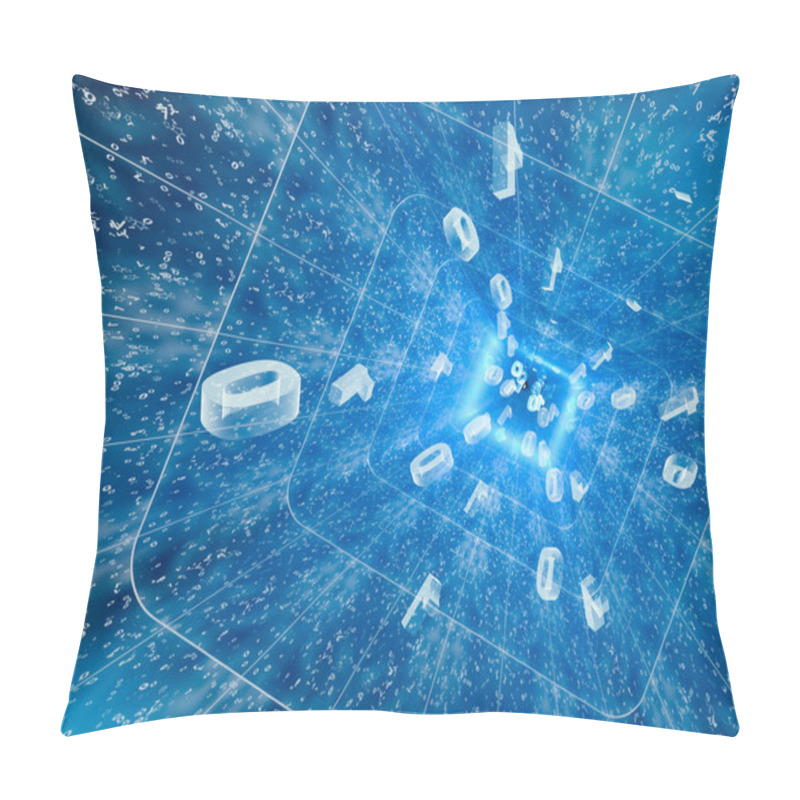 Personality  Digital Background Pillow Covers