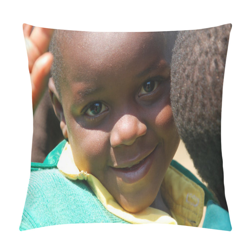 Personality  The Play Of Kindergarten Children Of The Village Of Pomerini-Tanzania Pillow Covers