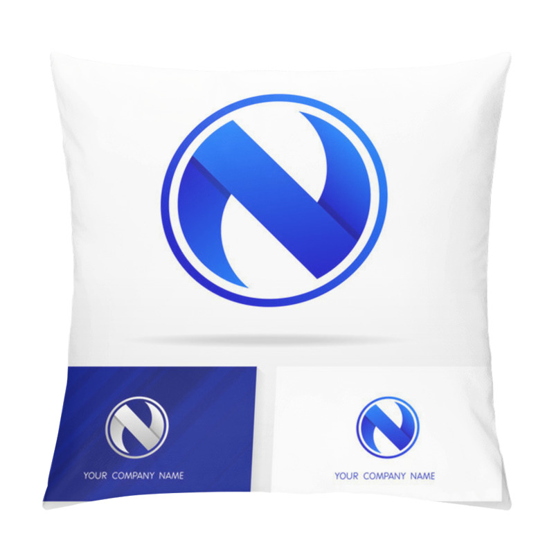 Personality  Letter N Logo Icon Design Template Elements - Illustration. Pillow Covers