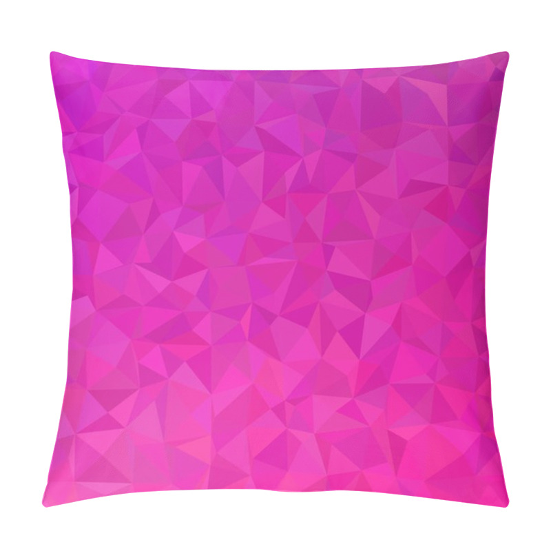 Personality  Geometric Abstract Triangle Tile Pattern Background - Polygon Vector Graphic From Colored Triangles Pillow Covers