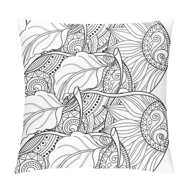 Personality  Seamless Monochrome Fruit Pattern Pillow Covers