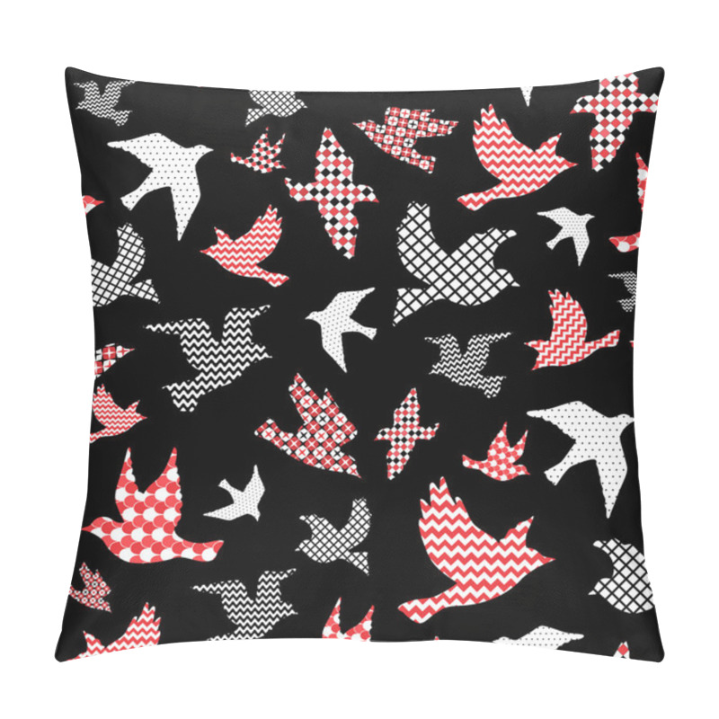 Personality  Birds Seamless Pattern Pillow Covers