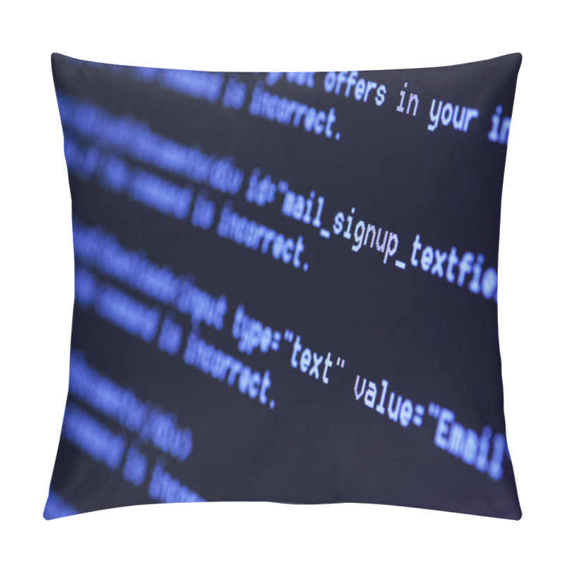 Personality  HTML Codes Pillow Covers