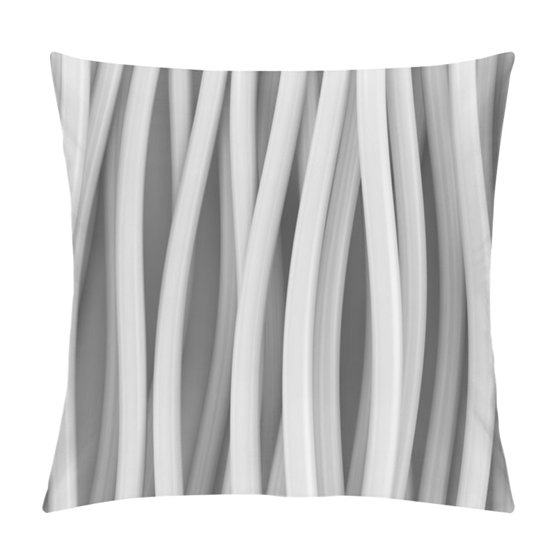 Personality  White Curves Pillow Covers