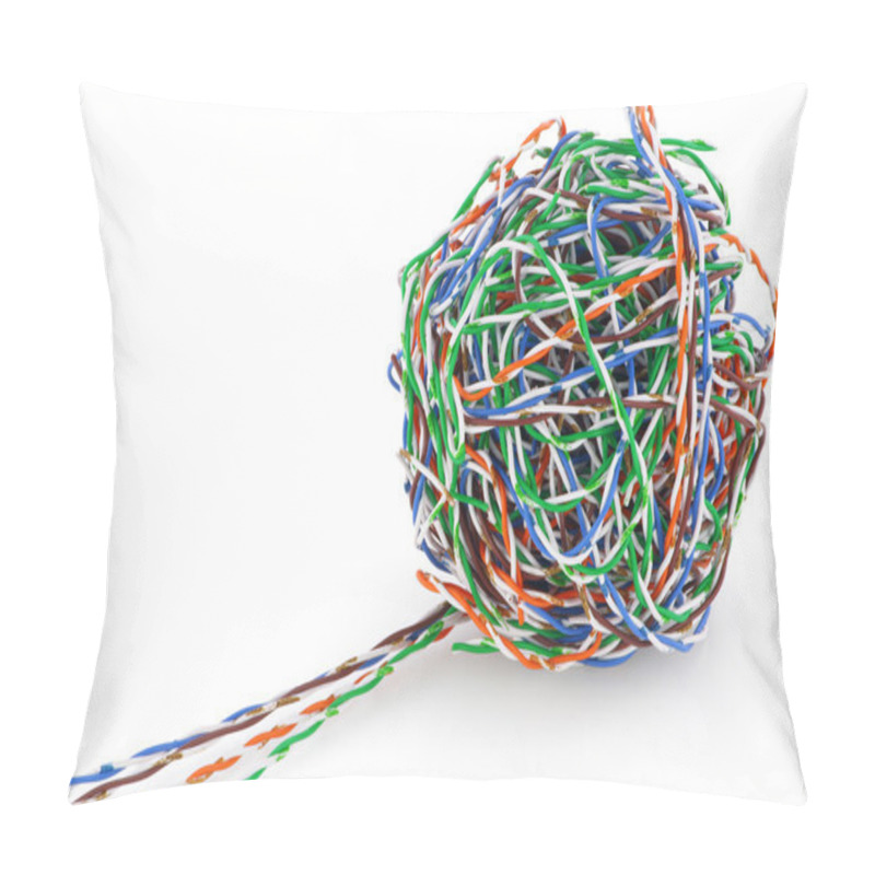 Personality  Ball From A Cable Twisted Pair Pillow Covers