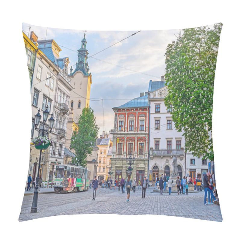 Personality  The Trams In Lvov Pillow Covers