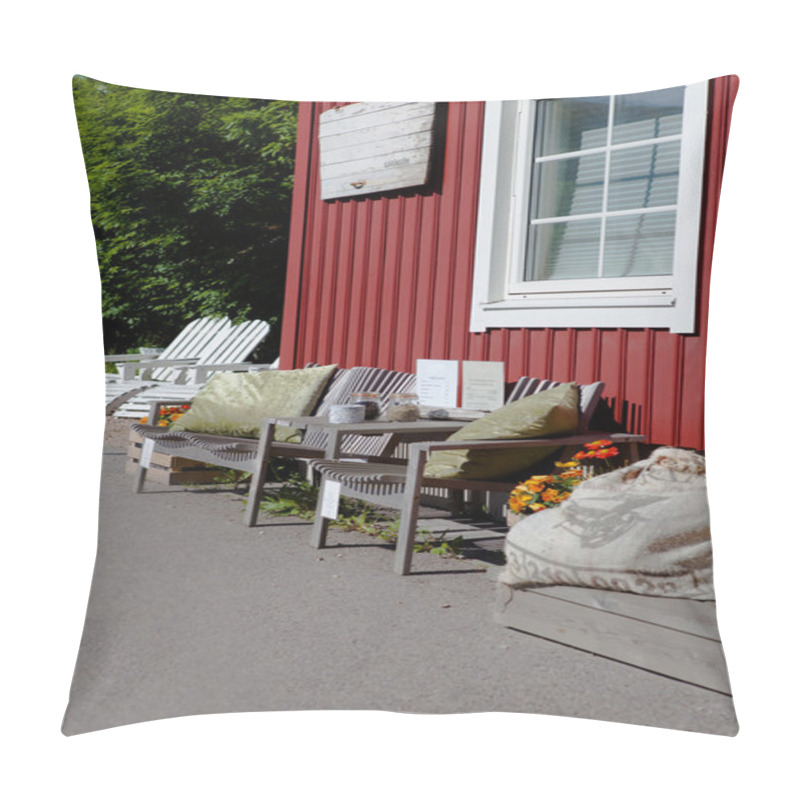 Personality  Small Café On The Swedish Island Of Käringön Pillow Covers