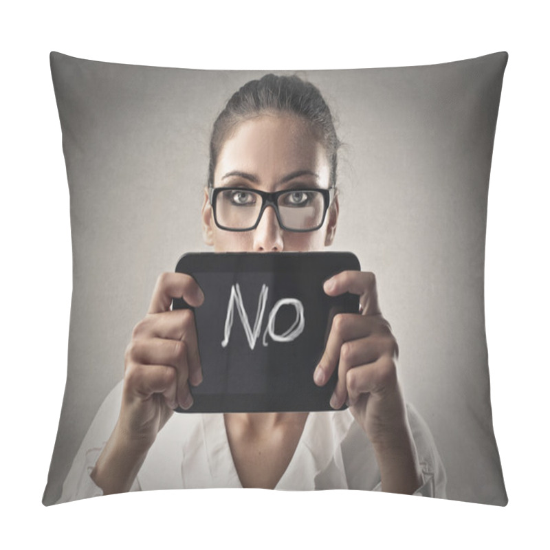 Personality  I Say No Pillow Covers