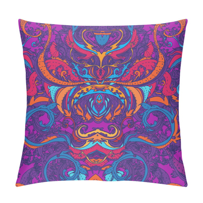 Personality  Floral Paisley Ornate Seamless Pattern Pillow Covers