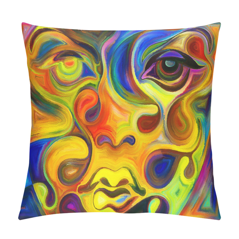 Personality  Unfolding Of Blue Girl Pillow Covers