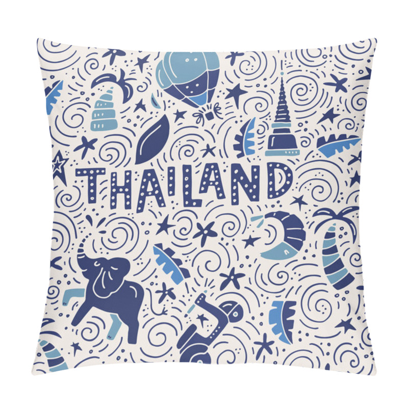 Personality  Thailand Square Concept Pillow Covers