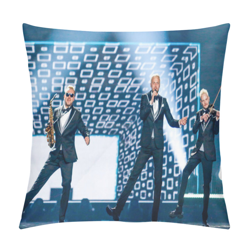 Personality  SunStroke Project From Moldova Eurovision 2017 Pillow Covers