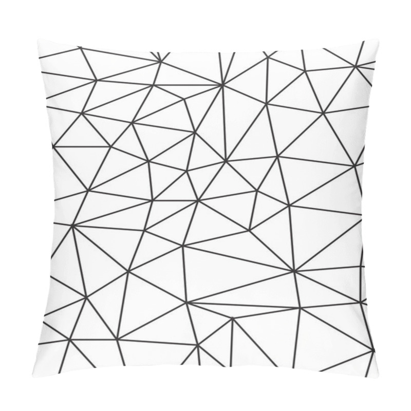 Personality  Seamless Polygonal Pattern Background, Creative Design Templates Pillow Covers