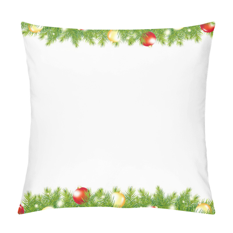 Personality  Xmas And Happy New Year Border Pillow Covers