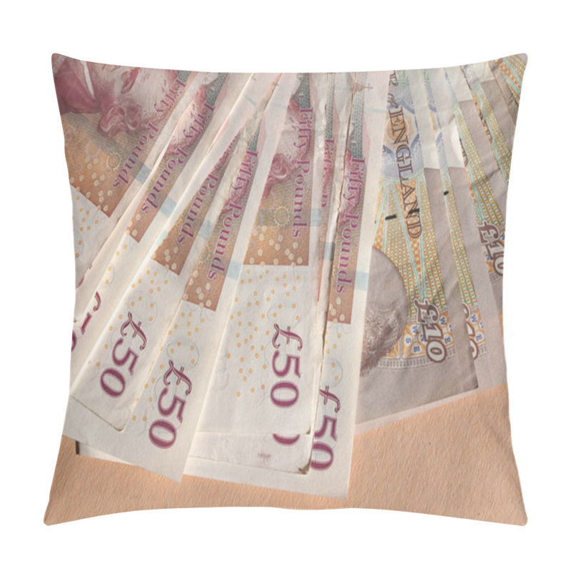 Personality  GBP Pound Notes Pillow Covers