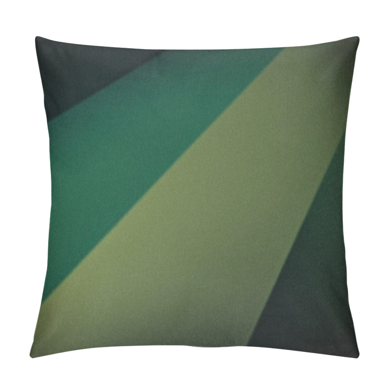 Personality  Abstract 4K Gradient Background With Deep Green And Olive Geometric Stripes, Enhanced By A Grainy Texture And Soft Blur, Creating A Modern, Moody Vibe Pillow Covers