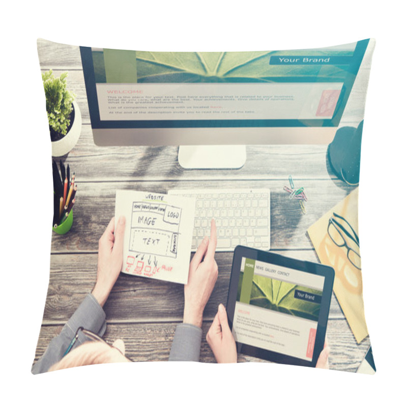 Personality  Responsive Web Design Pillow Covers