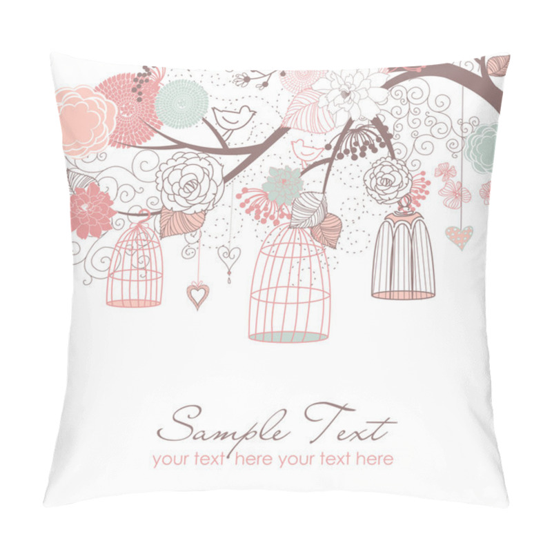 Personality  Floral Summer Background. Pillow Covers