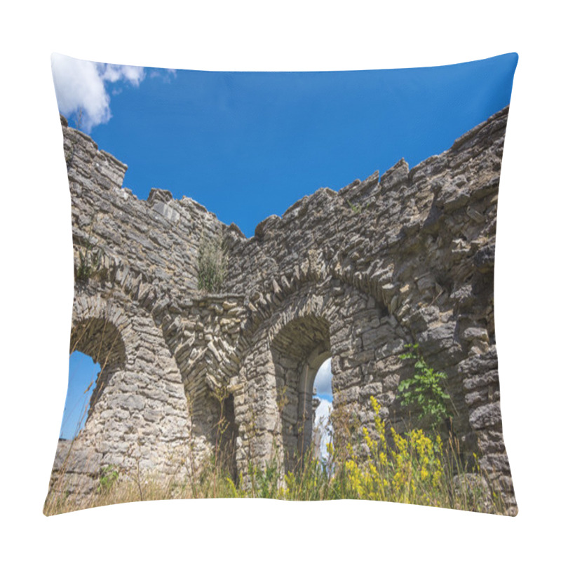 Personality  Ruins Of An Ancient Church In Gotland, Sweden Pillow Covers