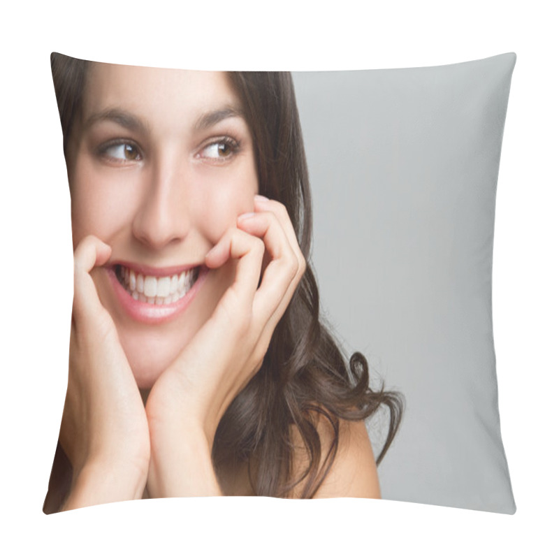 Personality  Pretty Smiling Girl Pillow Covers