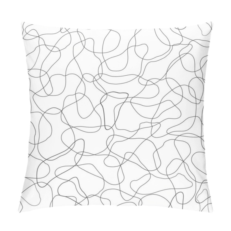 Personality   Vector Background, Circles And Ovals Pattern Pillow Covers