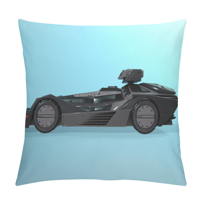 Personality  3D CG Rendering Of An Armored Car Pillow Covers