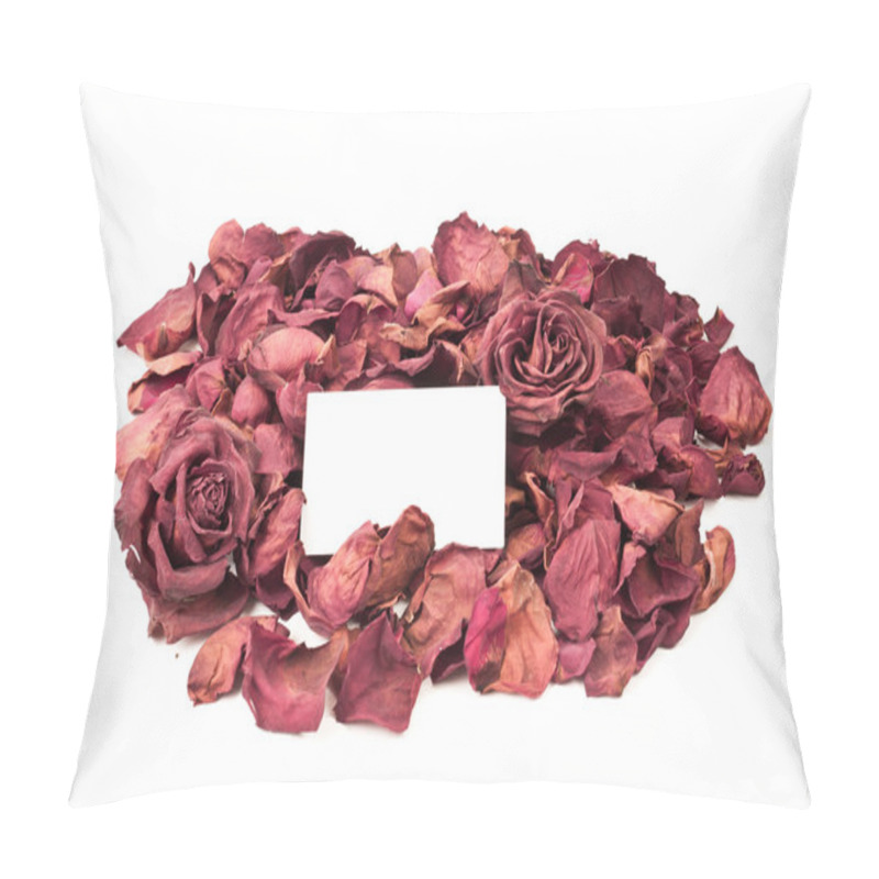 Personality  Dried Rose Background Pillow Covers