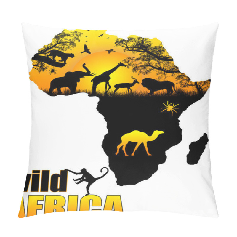 Personality  Wild Africa Poster Pillow Covers