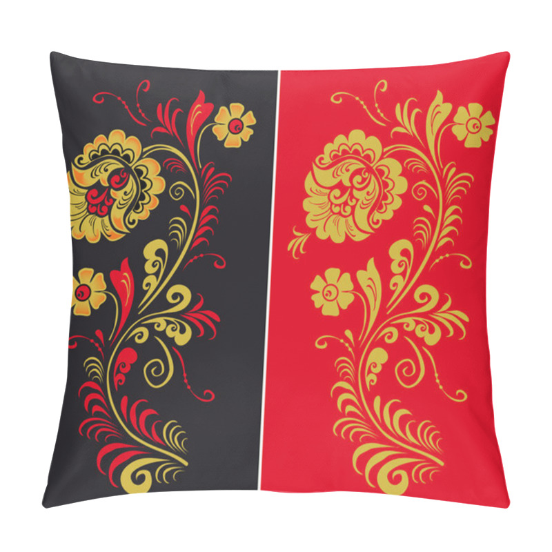 Personality  Pattern In Style Hohloma National Creativity Pillow Covers