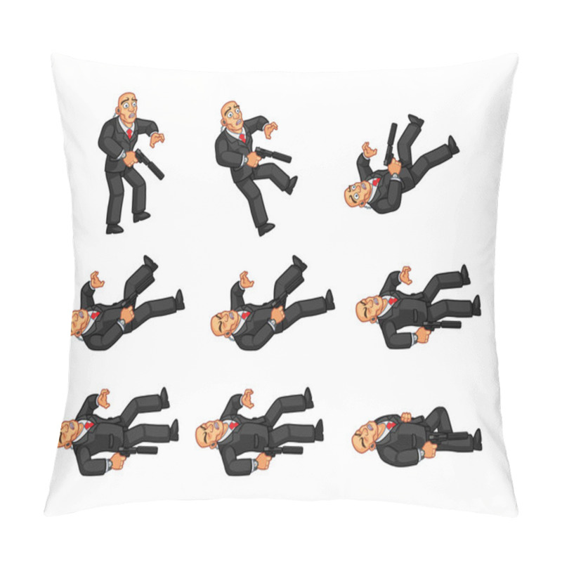 Personality  Body Guard Animation Sprite Pillow Covers