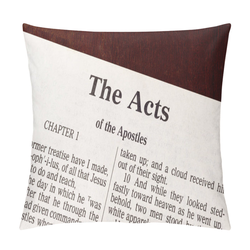 Personality  Acts Title Page Close-up Pillow Covers