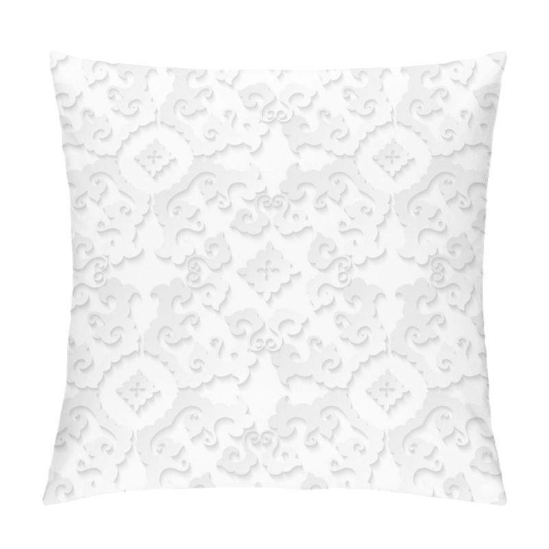 Personality  Abstract Floral White Background Pillow Covers