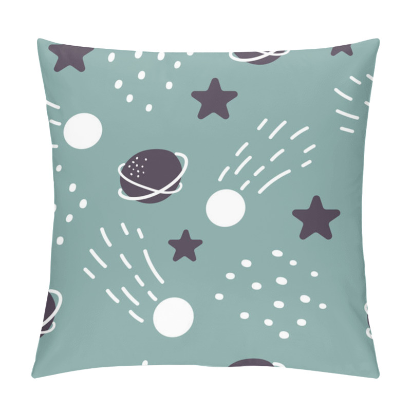 Personality  Patterns With Cosmos And Many Stars Pillow Covers