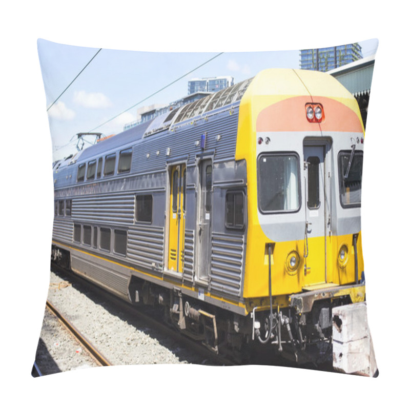 Personality  Train Station At Sydney Pillow Covers