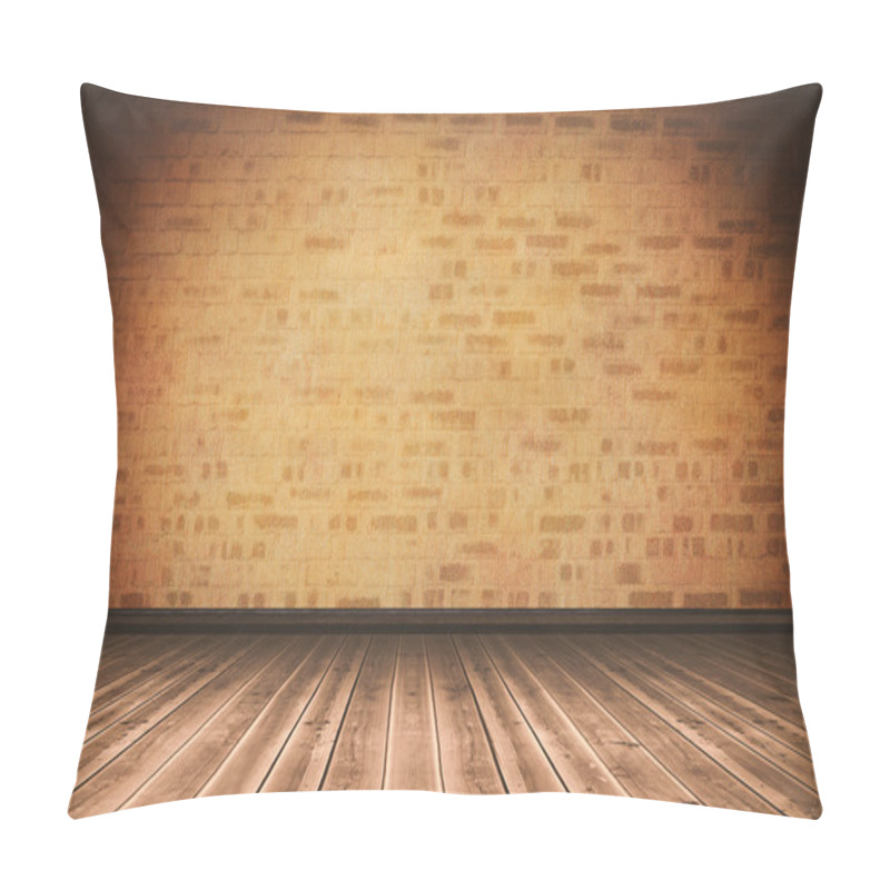 Personality  High Angle View Of Gray Hardwood Floor Pillow Covers