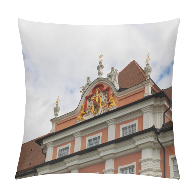 Personality  Lakeside And Castle Garden Of The New Castle In The Town Of Meersburg On Lake Constance In Germany Pillow Covers