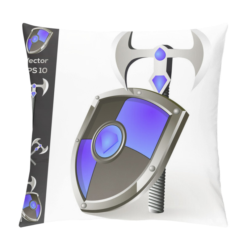 Personality  Axe And Shield Collection Pillow Covers