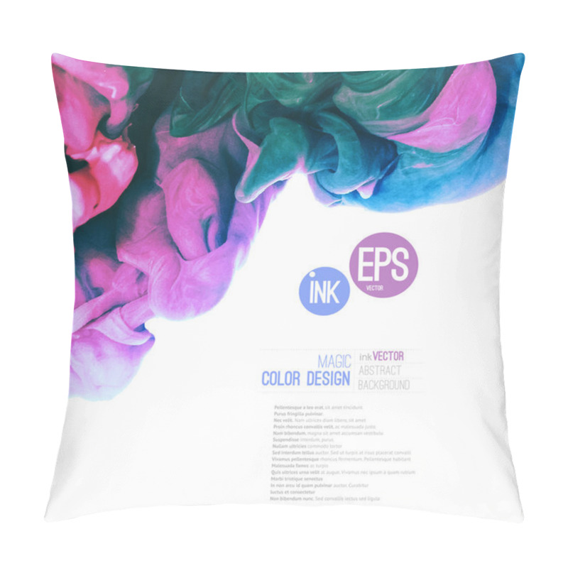 Personality  Vector Abstract Cloud. Pillow Covers